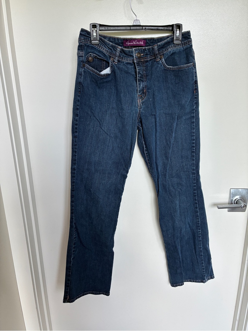 Gloria Vanderbilt Dark Blue Straight Leg Jeans